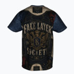 FAKE LAYER SOCIETY Koszulka męska bawełna - obrazek 2