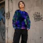 ACID SHIBORI ORBIT Bluza Full Print Unisex - obrazek 3
