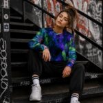 ACID SHIBORI ORBIT Bluza Full Print Unisex - obrazek 4