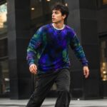 ACID SHIBORI ORBIT Bluza Full Print Unisex - obrazek 6