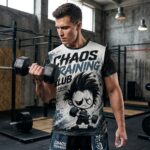 CHAOS TRAINING CLUB Męski T-Shirt Sportowy - obrazek 6