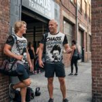 CHAOS TRAINING CLUB Męski T-Shirt Sportowy - obrazek 7