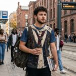 FAKE LAYER SOCIETY Koszulka męska bawełna - obrazek 3