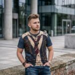 FAKE LAYER SOCIETY Koszulka męska bawełna - obrazek 6
