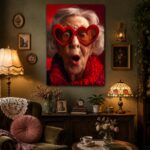 GRANNY GONE WILD Plakat Pionowy Papier Błyszczący | Rozmiary A1-A4 - obrazek 4