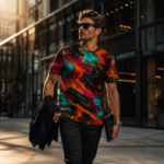 LAVA LAGOON SPELL Męski T-Shirt Sportowy - obrazek 6