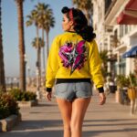 LOLA VOLTAGE Bluza damska - poliester - obrazek 4