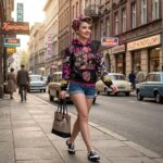 LOLA VOLTAGE Bluza damska z kapturem - Poliester - obrazek 4