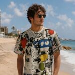 MARKET STICKER CHAOS Męski T-Shirt Sportowy - obrazek 4