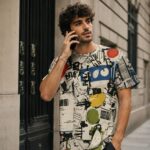 MARKET STICKER CHAOS Męski T-Shirt Sportowy - obrazek 6