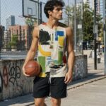 MARKET STICKER CHAOS Męski Tank Top Sportowy - obrazek 3