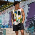 MARKET STICKER CHAOS Męski Tank Top Sportowy - obrazek 4