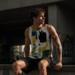 MARKET STICKER CHAOS Męski Tank Top Sportowy - obrazek 6