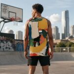 MARKET STICKER CHAOS Męski Tank Top Sportowy - obrazek 7