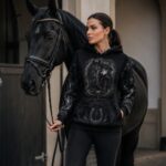 MIDNIGHT REINS Bawełniana bluza z kapturem Unisex - obrazek 4