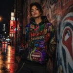 NIGHT HAS SYMBOLS Bluza z kapturem Unisex - obrazek 4