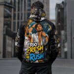 TOO FRESH TO RUSH Bluza z kapturem męska - Poliester - obrazek 5