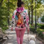 TO GLAM Bluza damska z kapturem - Poliester - obrazek 7