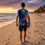 WEIRD WEATHER  Męski T-Shirt Sportowy - obrazek 5