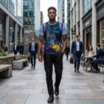 WEIRD WEATHER  Męski T-Shirt Sportowy - obrazek 6