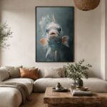 WHAT THE FISH?! Plakat Pionowy Papier Błyszczący | Rozmiary A1-A4 - obrazek 3