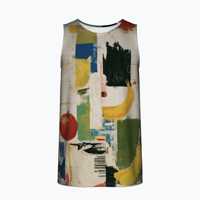 a8813f1abfef44ffd2291f5dfa96f4f445b5ae0b.jpg MARKET STICKER CHAOS Męski Tank Top Sportowy - obrazek 1
