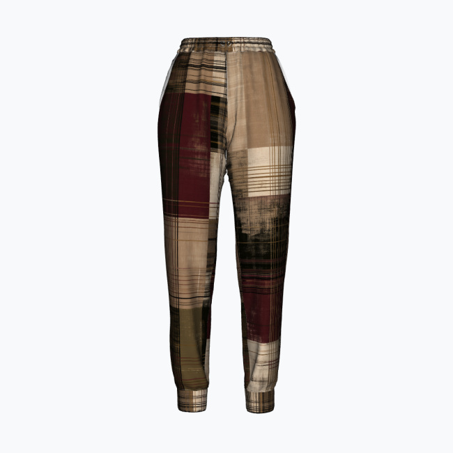 be3ce231be6e2d35bca92b5179786c5ce4e85d92.jpg NEO HERITAGE PLAID Damskie Spodnie Dresowe - obrazek 1