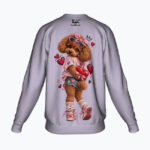 PINKY POODLE Bluza damska - poliester - obrazek 2