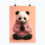 ZEN IN PINK Plakat Pionowy Papier Błyszczący | Rozmiary A1-A4
