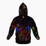 NIGHT HAS SYMBOLS Bluza z kapturem Unisex - obrazek 2
