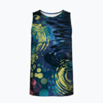 ACID SHIBORI ORBIT Męski Tank Top Sportowy
