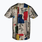 MARKET STICKER CHAOS Męski T-Shirt Sportowy - obrazek 2