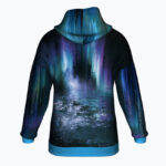 DIGITAL AURORA GLITCH Bluza Unisex Oversize - obrazek 2