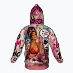 TO GLAM Bluza damska z kapturem - Poliester - obrazek 2