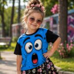 CIEKAWY ŚWIATA Koszulka dziecięca Full Print - Bawełna - obrazek 3