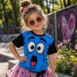 CIEKAWY ŚWIATA Koszulka dziecięca Full Print - Bawełna - obrazek 6