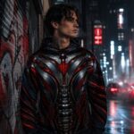 HUSSAR FROM THE FUTURE  2099 Bluza męska Oversize - obrazek 8