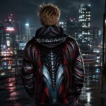 HUSSAR FROM THE FUTURE  2099 Bluza męska Oversize - obrazek 4