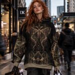 MOTH PRIEST Bluza Unisex Oversize - obrazek 7