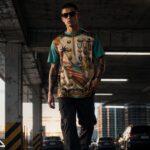 NAPOLEON ON VACATION  Męski T-Shirt Sportowy - obrazek 3