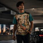 NAPOLEON ON VACATION  Męski T-Shirt Sportowy - obrazek 6