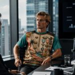 NAPOLEON ON VACATION  Męski T-Shirt Sportowy - obrazek 7