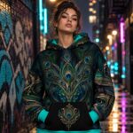 PEACOCK ARMOR Bluza damska Oversize - obrazek 4