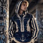 SAILOR FROM ANOTHER PLANET Bluza z kapturem męska - Poliester - obrazek 3