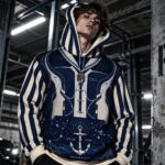 SAILOR FROM ANOTHER PLANET Bluza z kapturem męska - Poliester - obrazek 4