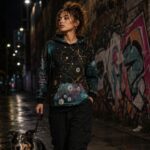 SECRET LIGHT Bluza Damska Oversize - obrazek 4