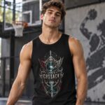SPACE COSSACK Męski Tank Top Sportowy - obrazek 3