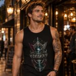 SPACE COSSACK Męski Tank Top Sportowy - obrazek 6