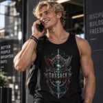SPACE COSSACK Męski Tank Top Sportowy - obrazek 7
