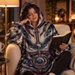 SPACE COSSACK Pluszowa Bluza-Koc Oversize - obrazek 4